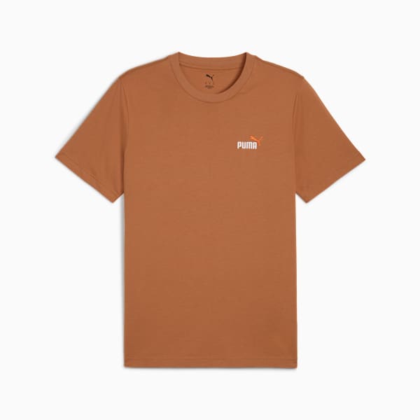 Essentials 2 Colour Small No. 1 Logo Tee Men, Melted Caramel, large-ZAF