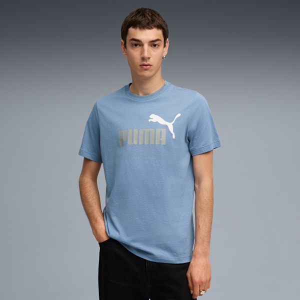 Essentials 2 Colour No. 1 Logo Tee Men, Cool Blue, large-ZAF