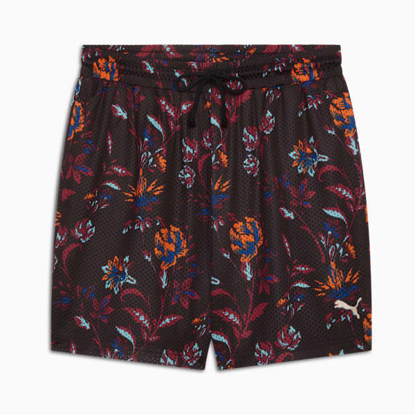 Floral Sport Graphic 6" Shorts Men, PUMA Black, large-MEX