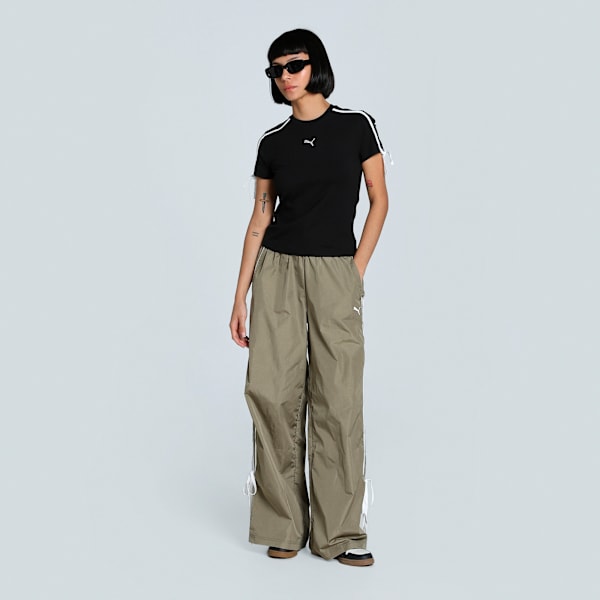 Modern Delight Slim Short Tee Women, PUMA Black, large-MEX