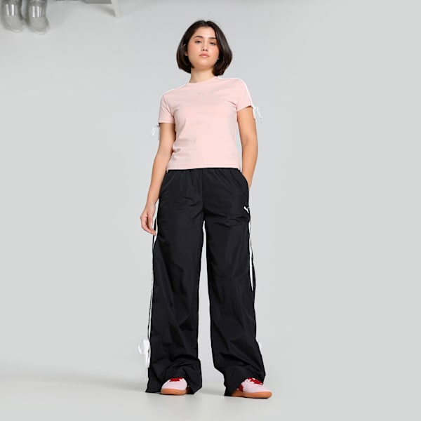Modern Delight Slim Short Tee Women, Rose Quartz, large-MEX