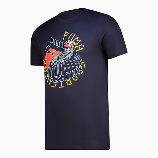 Graphics Execution Tee M Men, New Navy, large-ZAF