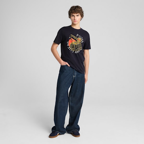 Graphics Execution Tee M Men, New Navy, large-ZAF