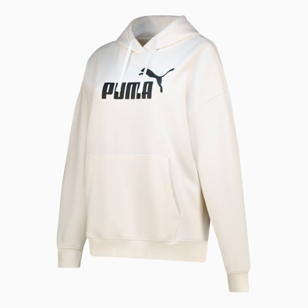 Essentials No. 1 Logo Comfort Hoodie Women, PUMA White, large-ZAF