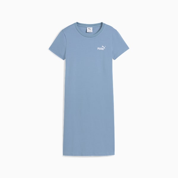 Essentials Small No. 1 Logo Slim Dress Women, Cool Blue, large-ZAF