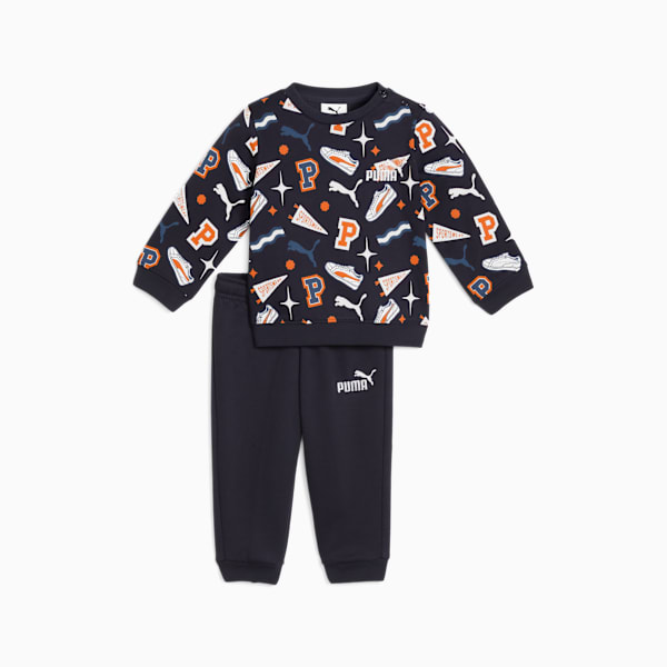 Minicats Crew Set Toddlers, New Navy, large-ZAF