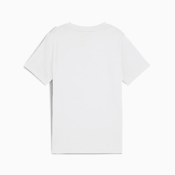 Essentials 2 Colour No.1 Logo Tee Youth, PUMA White, large-ZAF