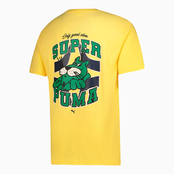 GRAPHICS Super PUMA Relaxed Tee Men, Sunny Yellow, large-ZAF