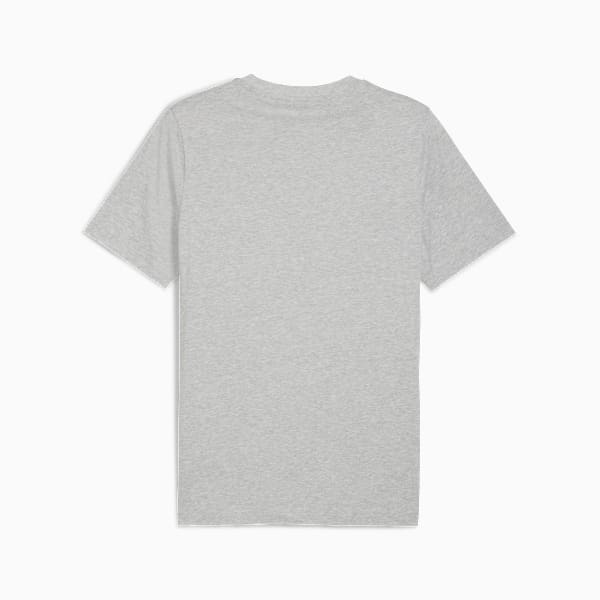 Graphic PUMA Wording Tee M Men, Light Gray Heather, large-ZAF