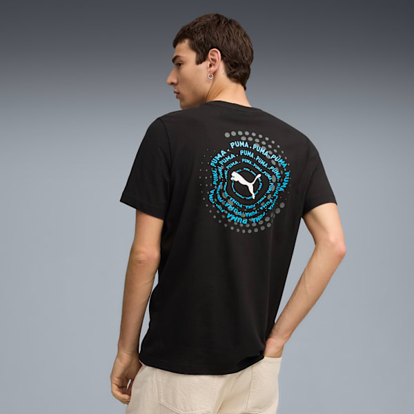 Graphic Tee Men, PUMA Black, large-ZAF