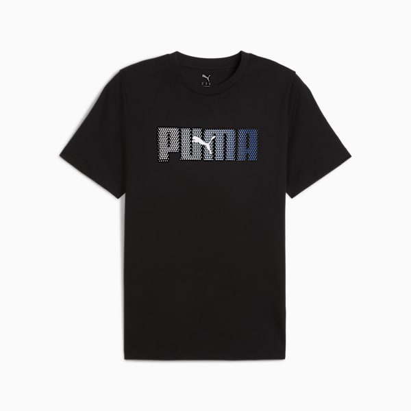 Essentials Logo Lab Tee Men, PUMA Black, large-ZAF