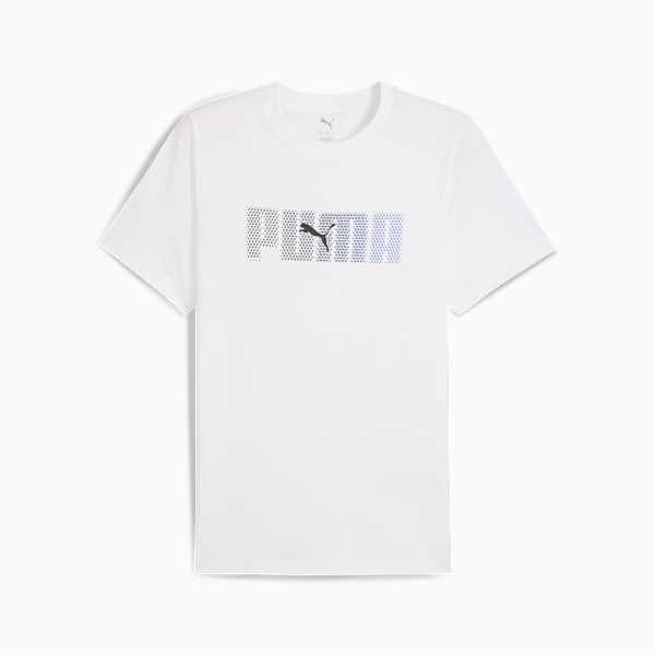 Essentials Logo Lab Tee Men, PUMA White, large-ZAF