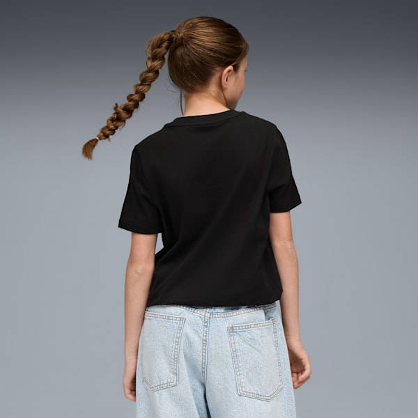 Essentials Animal Graphic Tee Youth, PUMA Black, large-ZAF