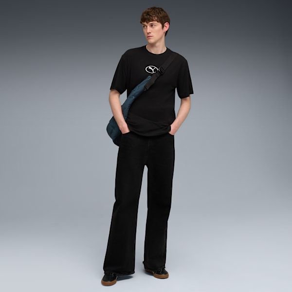 PUMA Sport Relaxed Graphic Tee Men, PUMA Black, large-ZAF