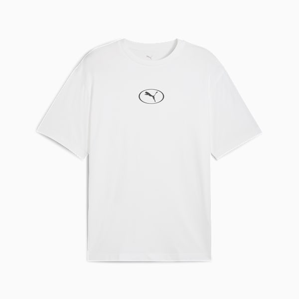 PUMA Sport Relaxed Graphic Tee Men, PUMA White, large-ZAF