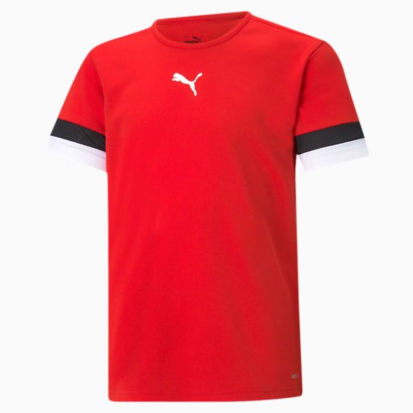 Camisa teamRISE Football Juvenil, Vermelho, large-BRA