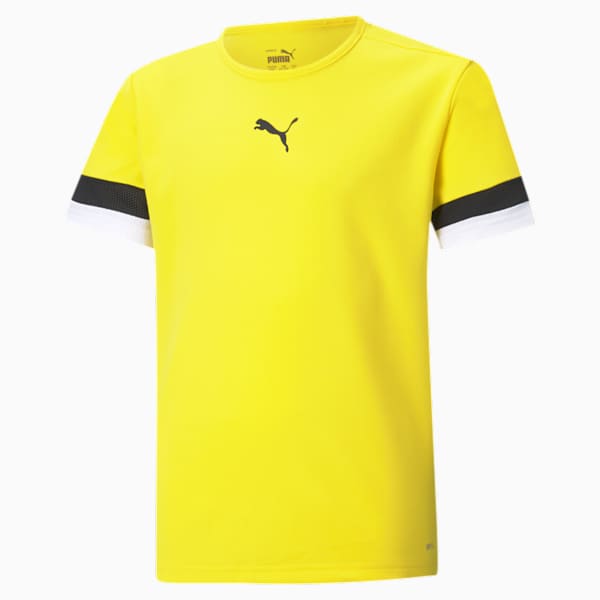 Camisa teamRISE Football Juvenil, Amarelo, large-BRA