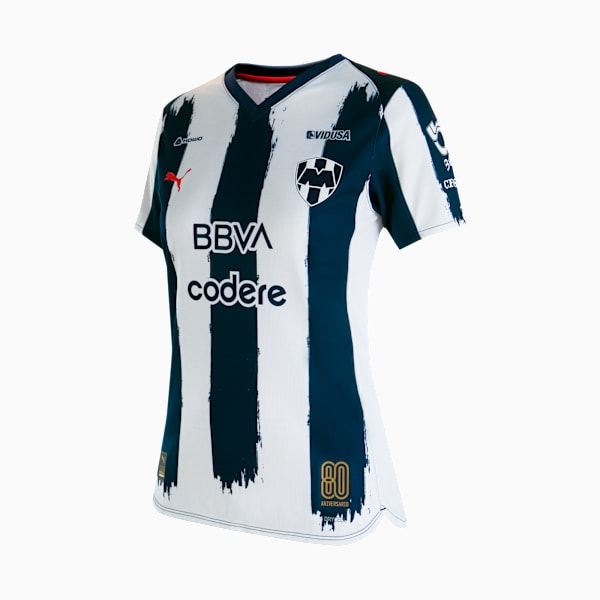 Jersey Monterrey Home Replica 25-26 para mujer, PUMA Navy, large-MEX