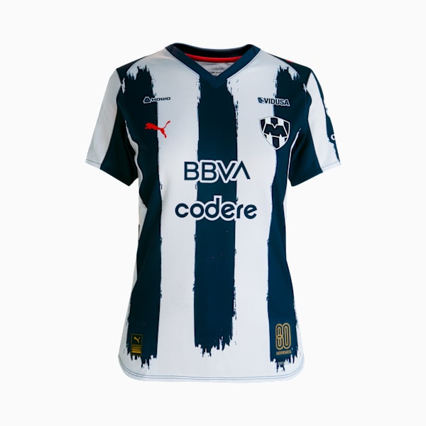 Jersey Monterrey Home Replica 25-26 para mujer, PUMA Navy, large-MEX