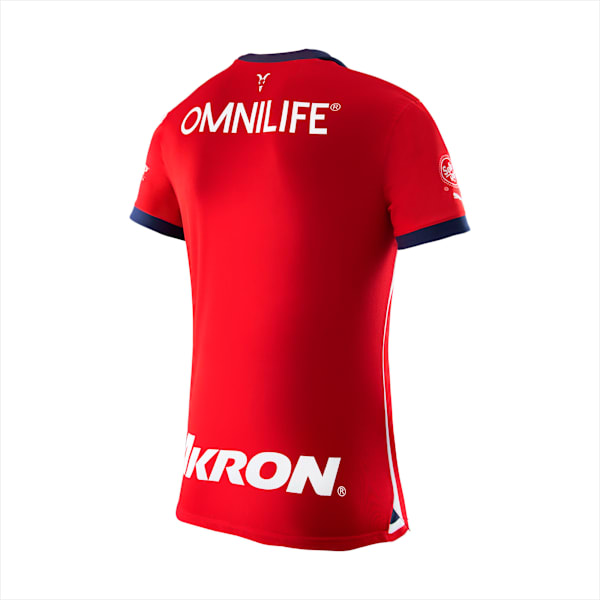 Camiseta réplica Chivas local 23-24 para mujer, PUMA Red, large-MEX