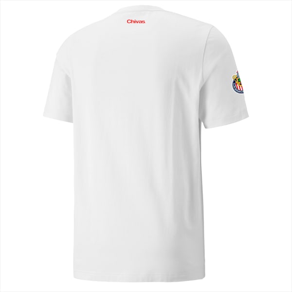 Playera Hombre Chivas Chiva Retro, PUMA White, large-MEX