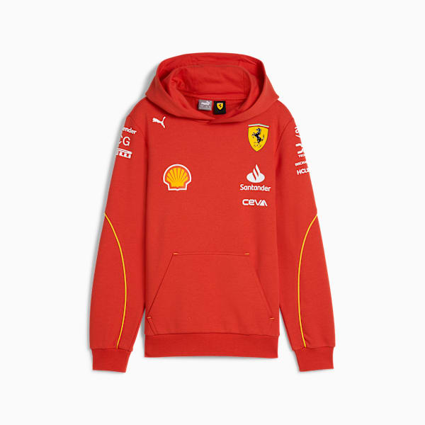 Moletom com Capuz Scuderia Ferrari 2024 Collection Team Kids, Vermelho, large-BRA