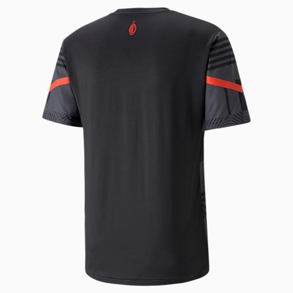 ACM Pre-match Men's Jersey, Puma Black-Red Blast, large-ZAF