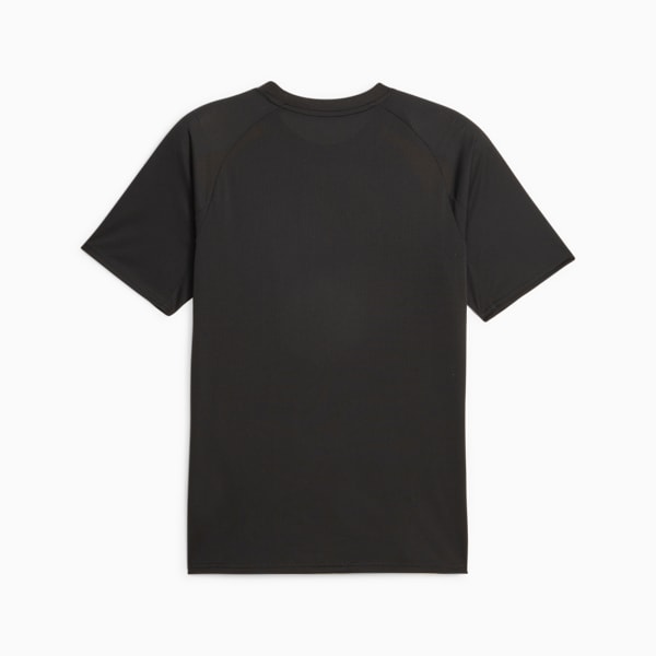 Camiseta para hombre prematch del Borussia Dortmund, PUMA Black-Cyber Yellow, large-ARG