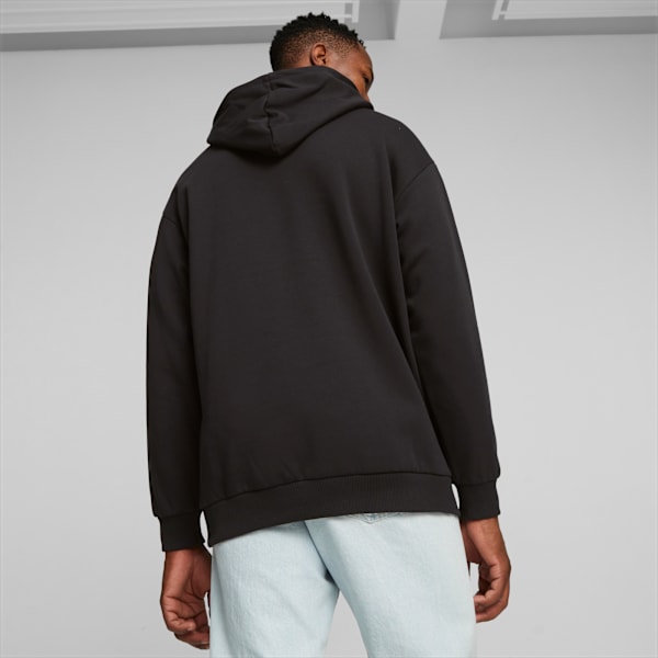 AC Milan FtblCulture Men's Hoodie, PUMA Black-Strong Gray, large-ZAF