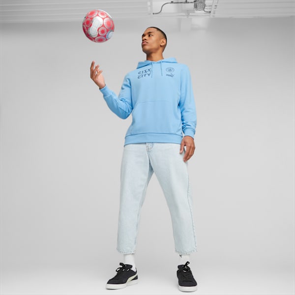 Buzo con capucha FtblCore del Manchester City, Team Light Blue-PUMA White, large-ARG