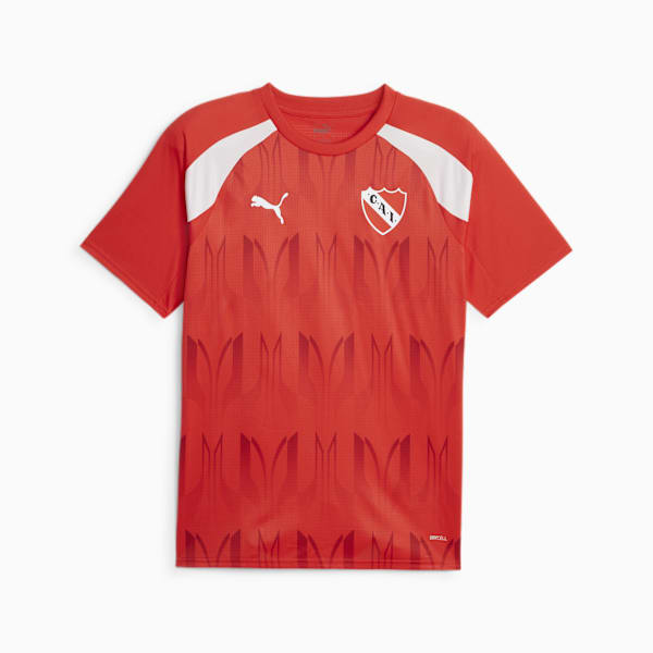 Camiseta de fútbol prematch de Independiente, PUMA Red-PUMA White, large-ARG