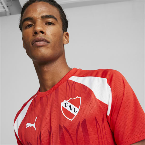 Camiseta de fútbol prematch de Independiente, PUMA Red-PUMA White, large-ARG