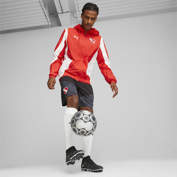 Campera de fútbol para hombre prematch de Independiente, PUMA Red-PUMA White, large-ARG