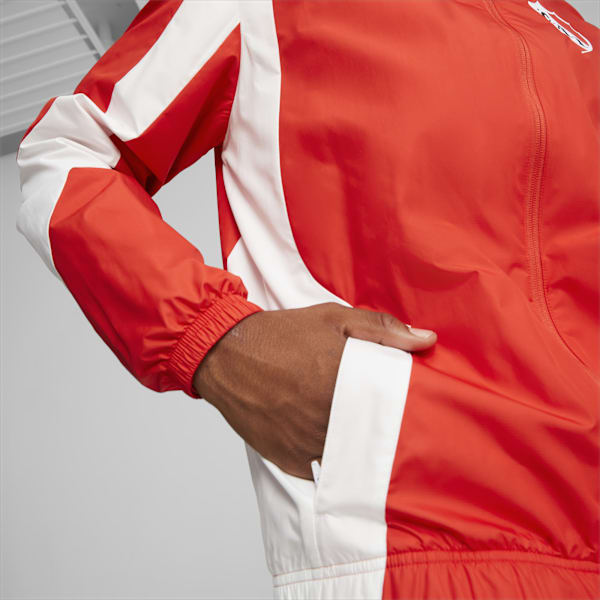 Campera de fútbol para hombre prematch de Independiente, PUMA Red-PUMA White, large-ARG