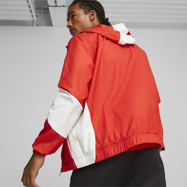 Campera de fútbol para hombre prematch de Independiente, PUMA Red-PUMA White, large-ARG