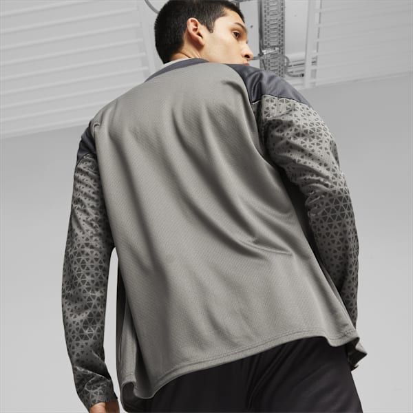 Buzo de fútbol para hombre de Independiente, Flat Medium Gray-Strong Gray, large-ARG