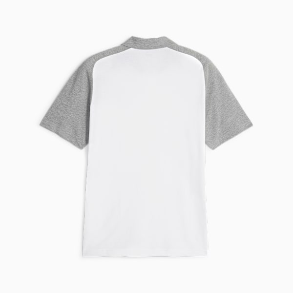 Chomba para hombre Independiente Casuals, PUMA White-Medium Gray Heather, large-ARG