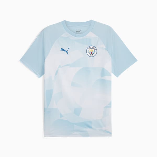Camiseta prepartido MCFC, Silver Sky-Lake Blue, large-ARG