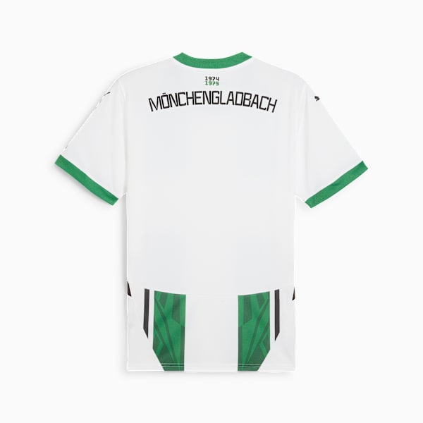 Jersey local Borussia Mönchengladbach 24/25 para hombre, PUMA White-Archive Green, large-MEX
