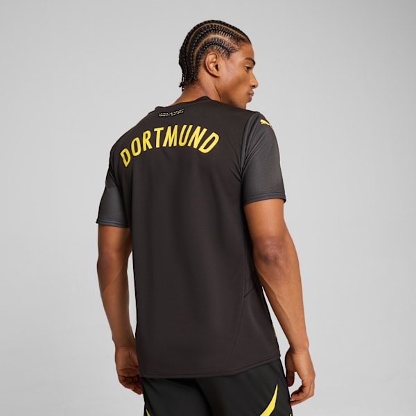 Jersey visitante Borussia Dortmund 24/25 para hombre, PUMA Black-Faster Yellow, large-MEX