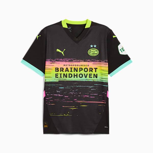 Jersey Hombre visitante PSV Eindhoven 24/25, PUMA Black-Yellow Alert, large-MEX
