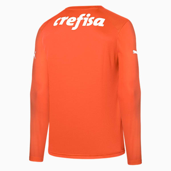Camisa Palmeiras 2023 Manga Longa Goleiro THIRD Torcedor Masculina, Laranja, large-BRA