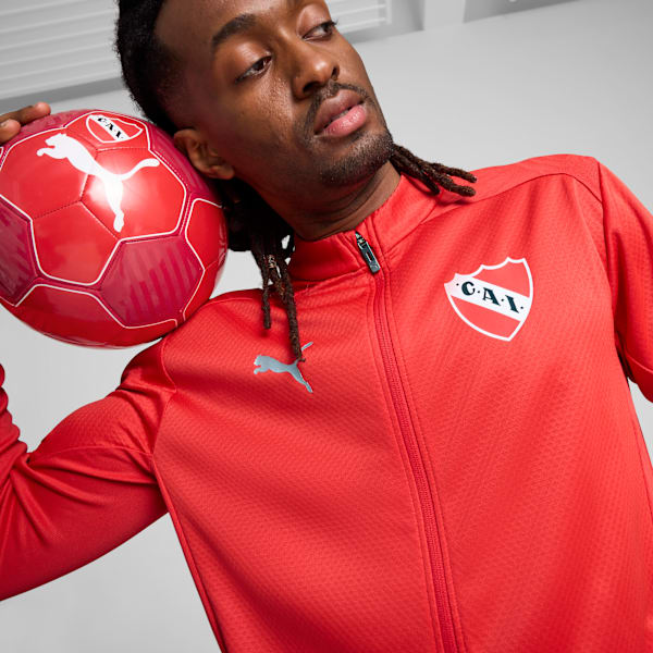 Campera de entrenamiento C.A. Independiente para hombre, PUMA Red-PUMA Silver, large-ARG