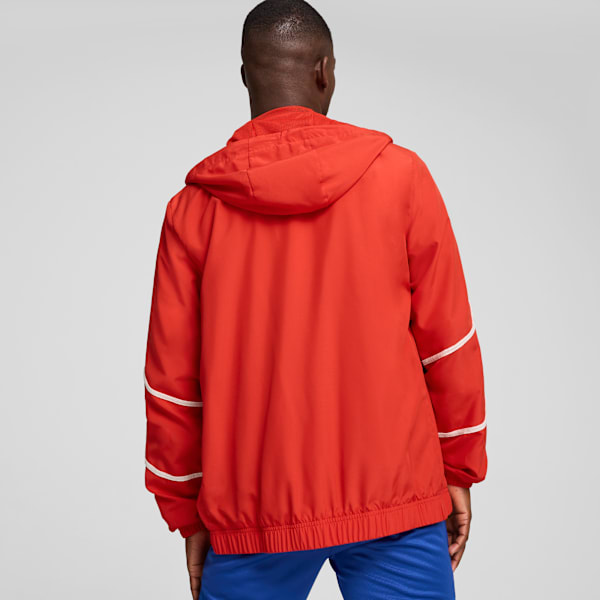 Chamarra pre-partido Chivas para hombre, PUMA Red-PUMA White, large-MEX