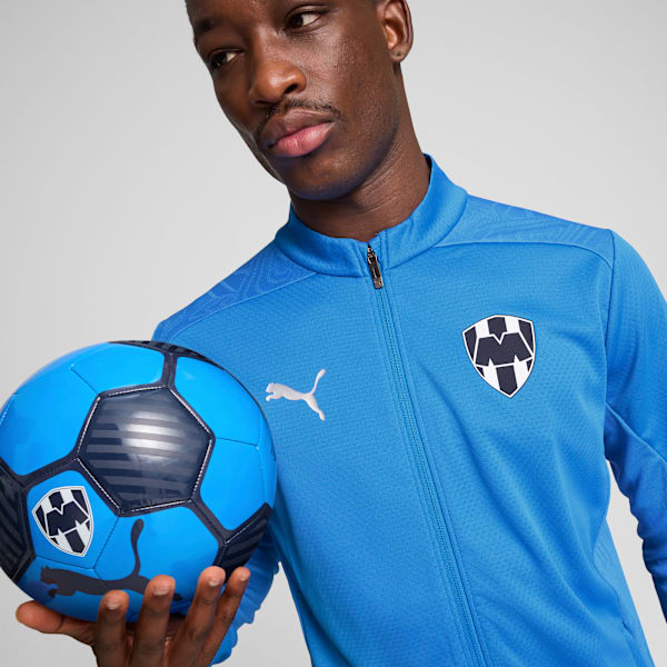 Chamarra de entrenamiento Rayados para hombre, Ignite Blue-PUMA Silver, large-MEX