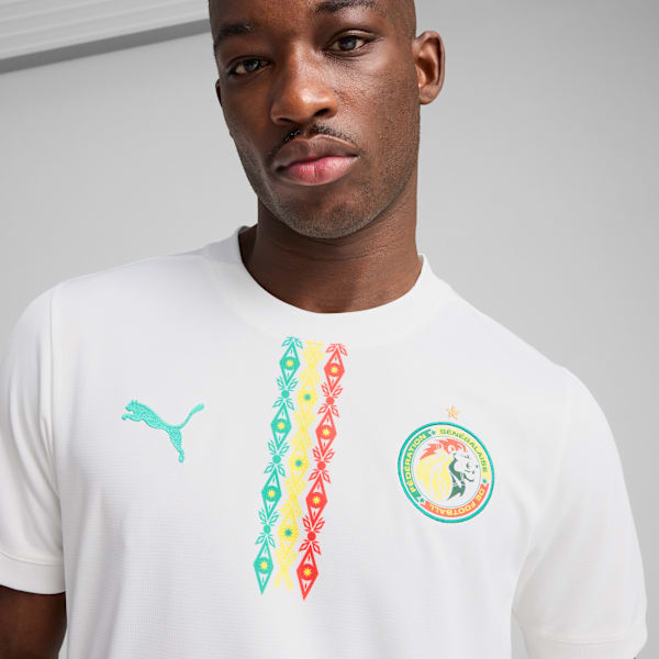 Jersey local Senegal 2025 para hombre, PUMA White-Sport Green, large-MEX