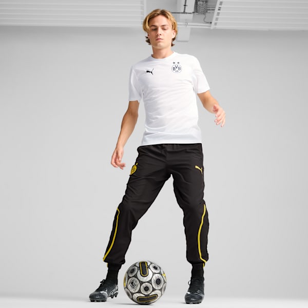 Camiseta prepartido Borussia Dortmund para hombre, PUMA White, large-ARG