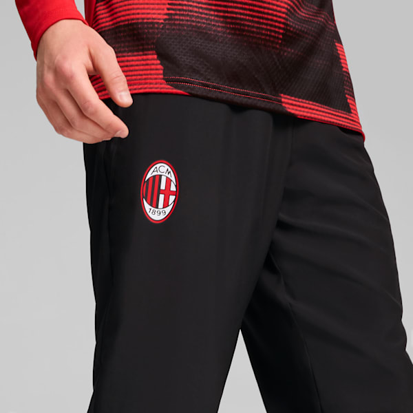 Pantalones pre-partido AC Milan para hombre, PUMA Black-For All Time Red, large-ARG