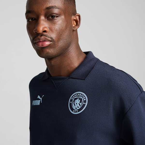 Buzo de entrenamiento Manchester City ftblCULTURE+ para hombre, Club Navy-Silver Mist, large-ARG