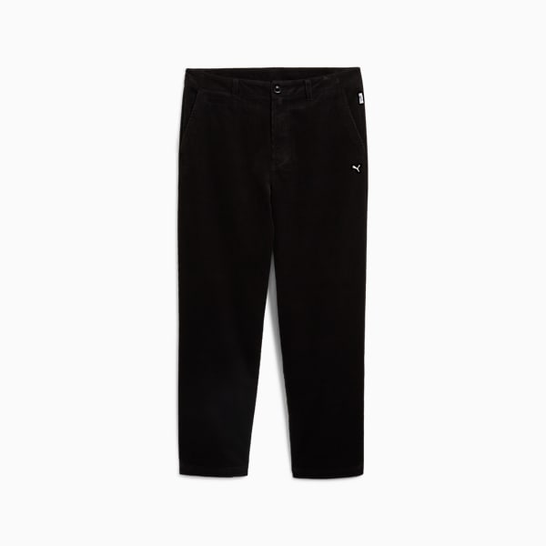 Pantalones de corderoy MMQ para hombre, PUMA Black, large-ARG